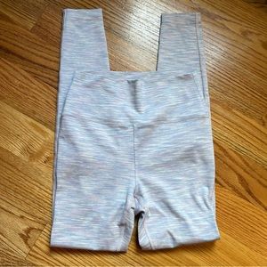 Outdoor Voices lavender heathered leggings size XS